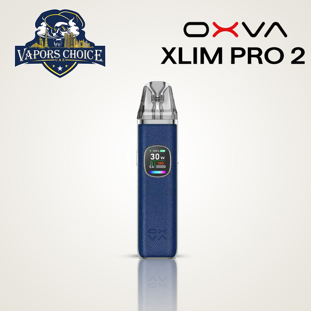Oxva Xlim Pro 2 Pod System 1300mAh Blue Python UAE Al Ain